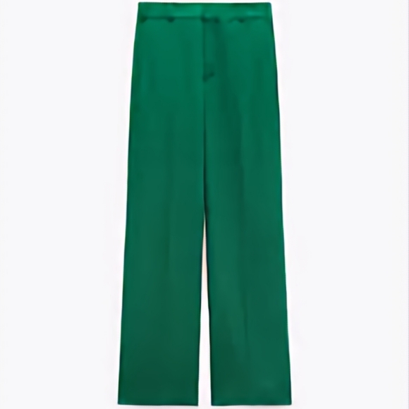 Zara Pants - Zara flowy pants green sizes M, BNWT